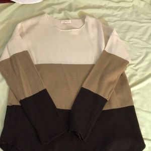 Brown ombre long sleeve